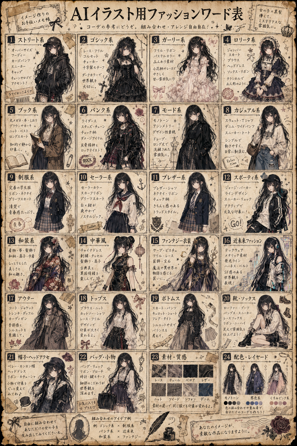 AI画像プロンプト のAI生成画像