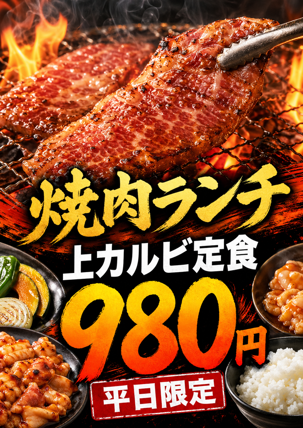 焼肉・BBQ のAI生成画像