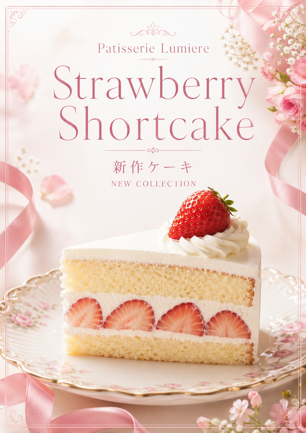 スイーツ・ケーキ屋 のAI生成画像