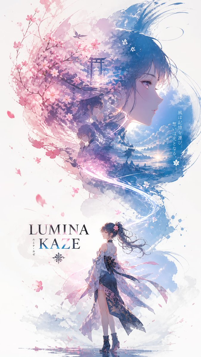 風と光の記憶 LUMINA KAZE のAI生成画像