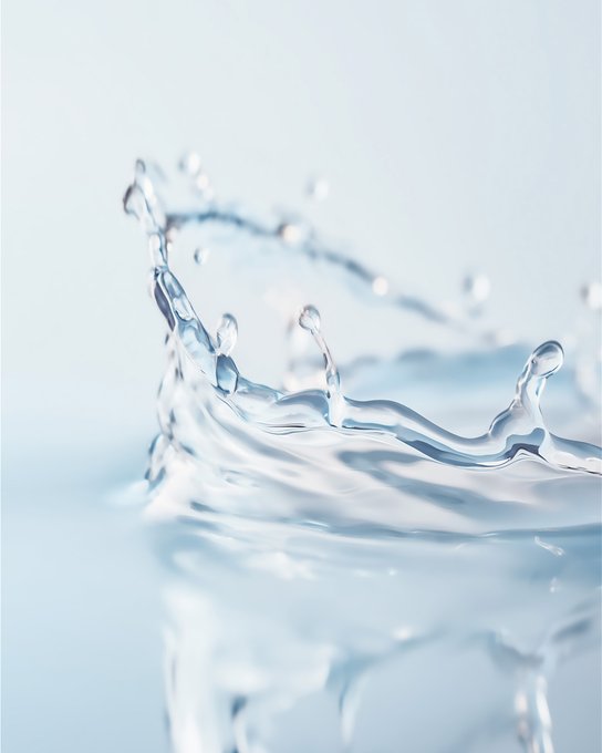 水しぶきのクラウン のAI生成画像