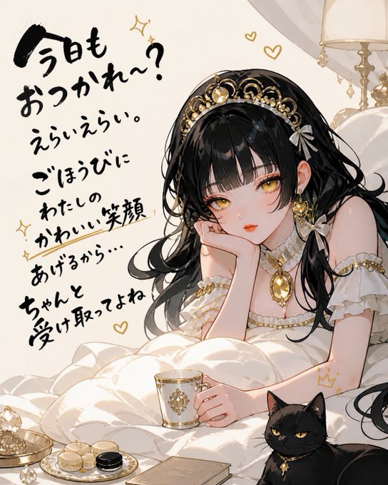 お姫様からのご褒美 のAI生成画像