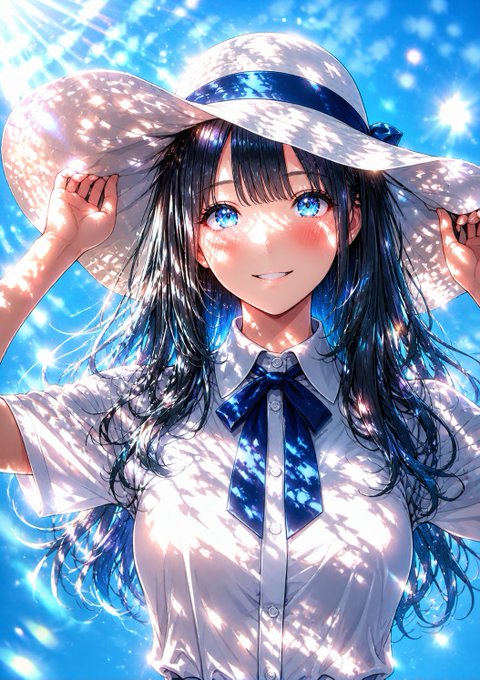 強い木漏れ日の光を強調した高精細デジタル絵画風 のAI生成画像