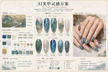 AIネイルデザイン提案ボード のAI生成画像