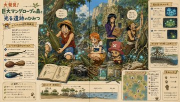 ワンピース マングローブの秘密 のAI生成画像