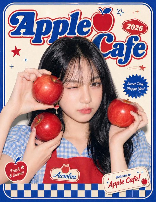 Apple Cafeレトロポスター のAI生成画像