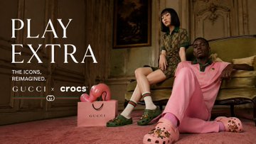 GUCCIxCROCSコラボ広告 のAI生成画像