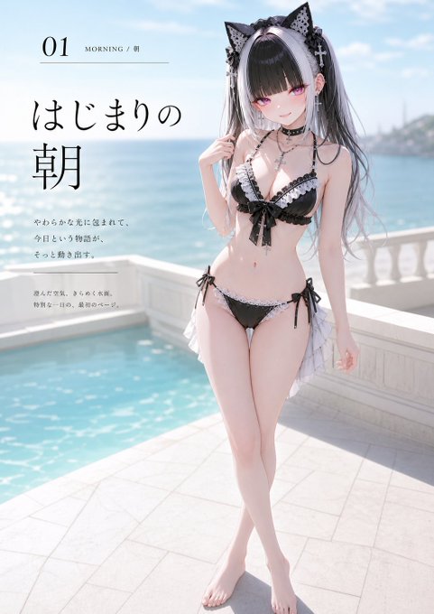 水着スナップ写真集 のAI生成画像