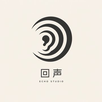 《負空間ロゴ》 簡略版プロンプト のAI生成画像