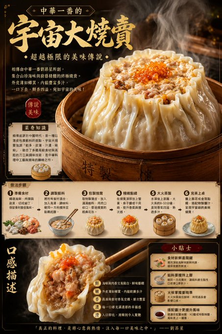高品質フードナレッジポスター のAI生成画像
