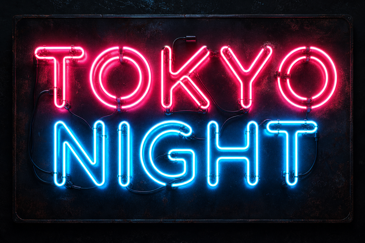 東京ナイトネオンサイン のAI生成画像