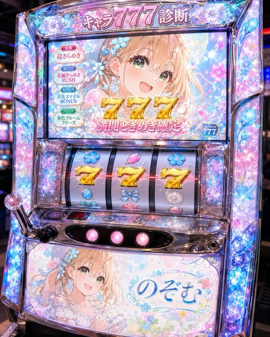 公式アミューズメント用スロット筐体 のAI生成画像