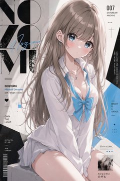 海外ファッション誌 × ストリート広告 × 現代アートポスター のAI生成画像