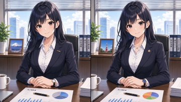 間違い探し のAI生成画像