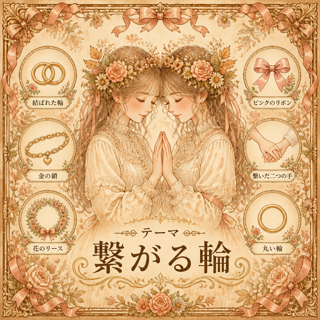 繋がる輪 のAI生成画像