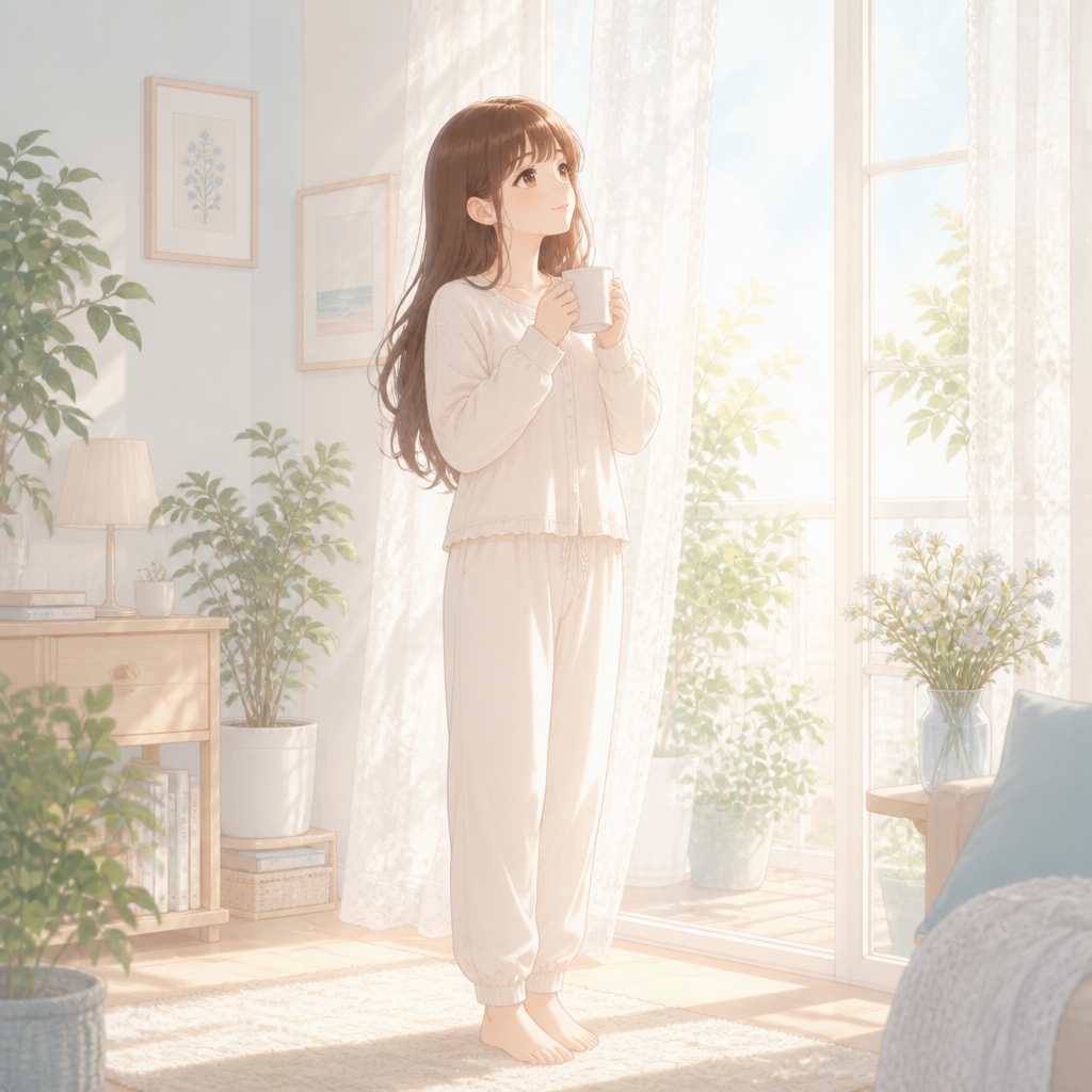 やすらぎのおうち時間 のAI生成画像