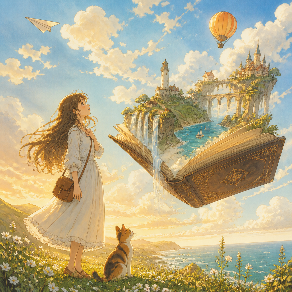 飛び出す絵本の世界 のAI生成画像