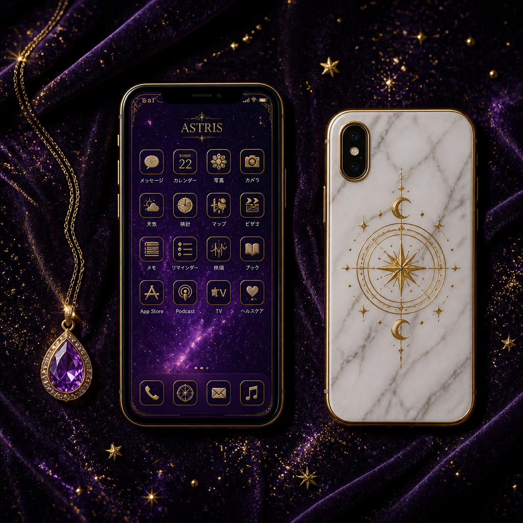 星夜のスマホテーマ ASTRIS のAI生成画像