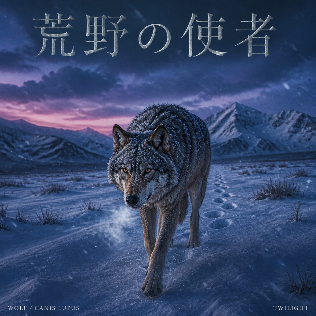 黄昏の狼 のAI生成画像