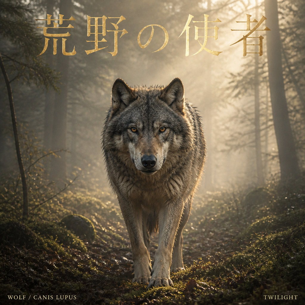 黄昏の狼 のAI生成画像