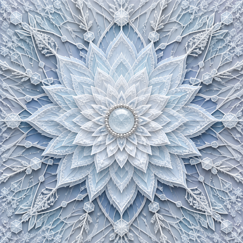 切り絵の大輪 のAI生成画像