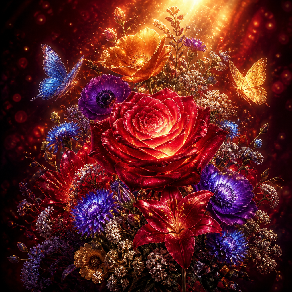 幻想の宝石花