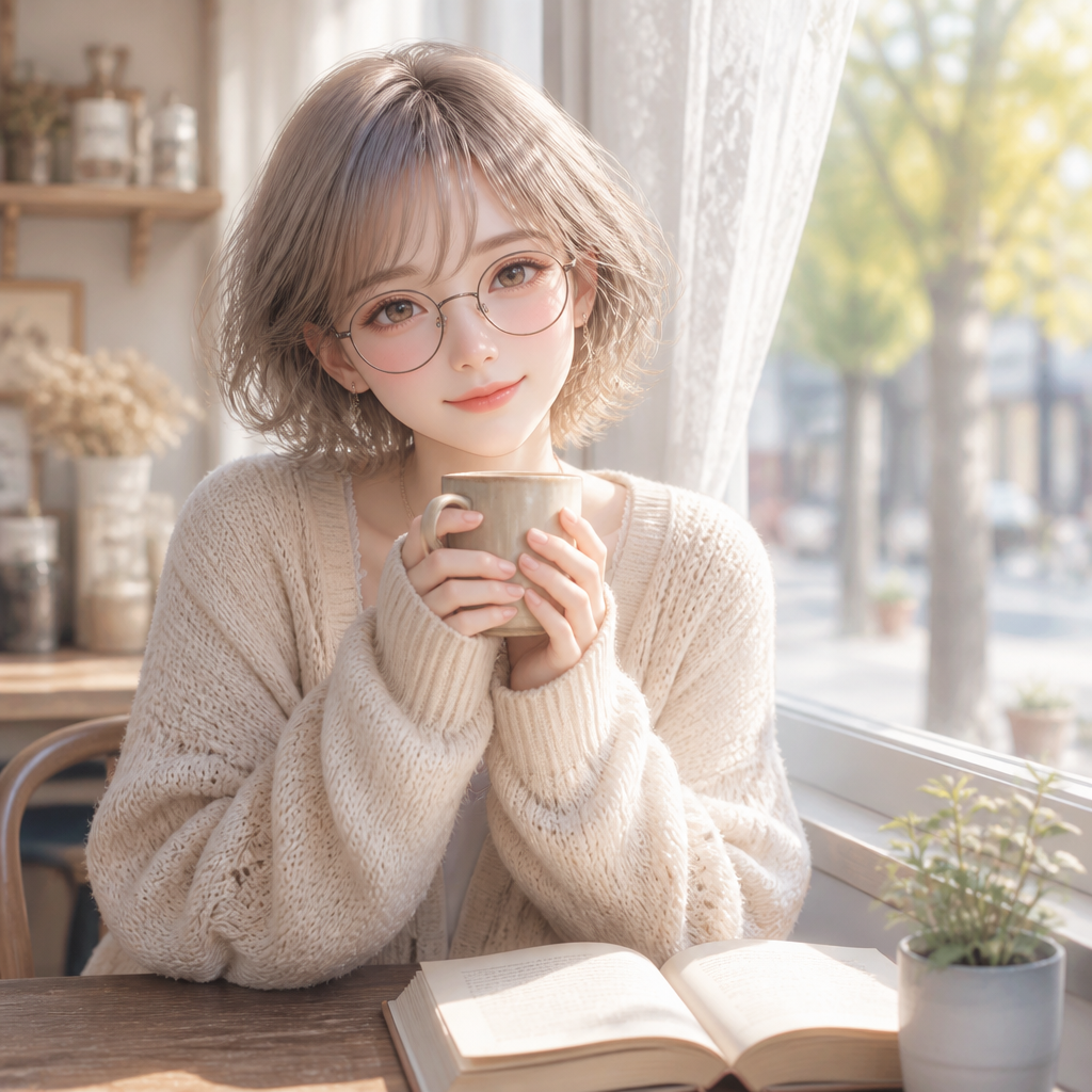眼鏡の少女の休日