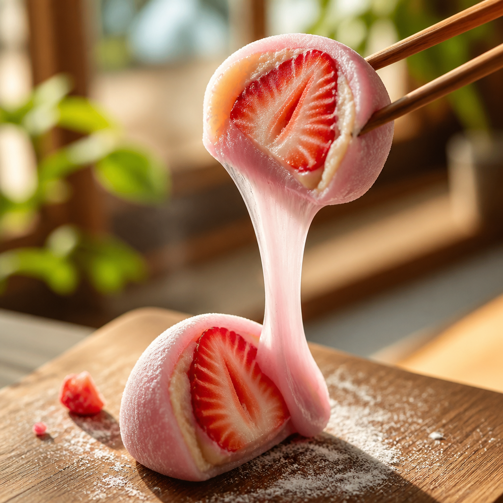 とろける苺大福